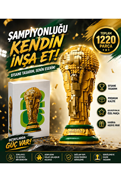 ABS Editions FIFA. Dünya Kupası Tarzı-1220 Parça 12+ Yaş İçin Oyuncak Yapım Seti