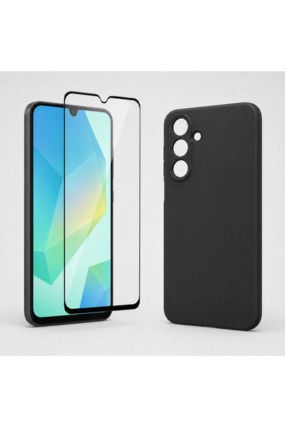 ZetGSM Pachet de protecție completă pentru Samsung Galaxy A16, Husă de silico...