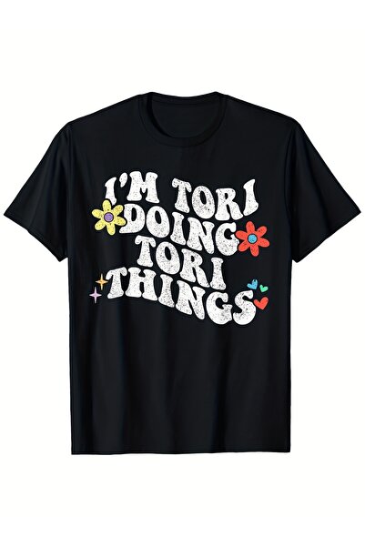 LİNA06 تي شيرت رجالي بتصميم ريترو بطبعة 'I'm Doing Tori Things'، هدية مضحكة ل...