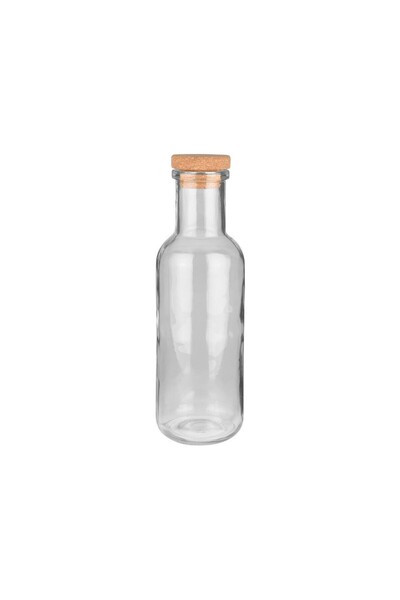 Estia Home Art ESTIA ΜΠΟΥΚΑΛΙ ΓΥΑΛΙΝΟ 1000ml ΜΕ ΚΑΠΑΚΙ ΦΕΛΛΟΥ ΓΚΡΙ