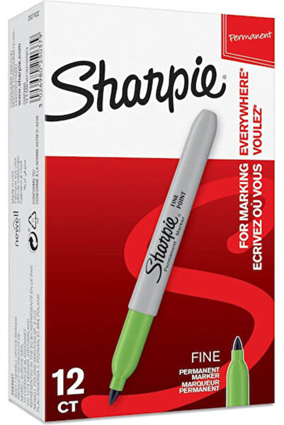 Sharpie Marker permanent cu vârf fin 1mm, verde lime