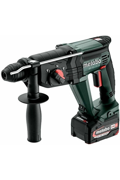 Metabo KH 18 LTX 24 Ciocan Demolator cu Percuție Acumulator 18V 2x4Ah cu Mand...