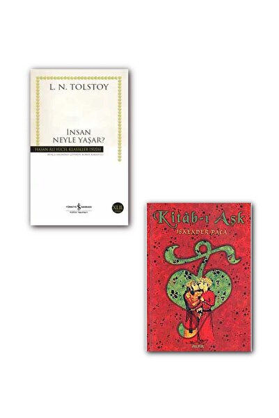 TÜRKİYE İŞ BANKASI KÜLTÜR YAYINLARI 2 Kitap.İnsan Neyle Yaşar+Kitab-ı Aşk