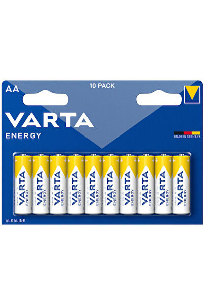 Varta Pachet de 10 Baterii Alcaline AA Energie 1.5V Cod: 4106229410