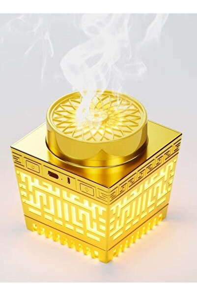 Telawah Electric Incense Burner with Azan Prayer Clock, Quran Speaker, LED La...
