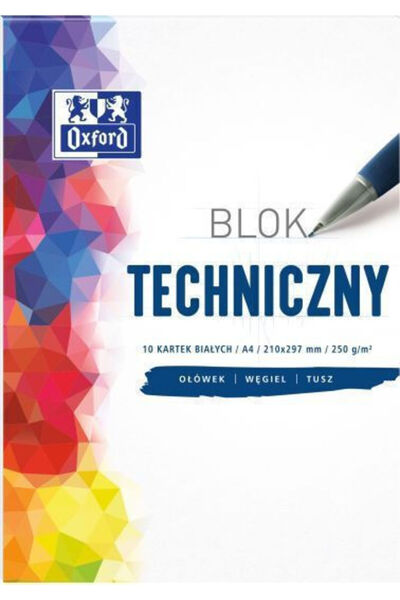 Oxford Blocnotes A4 cu pagini albe
