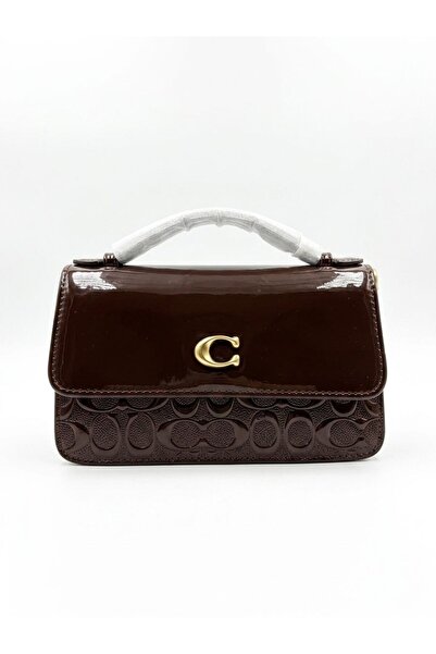 silora Luxury Women's Handbag and Shoulder Bag with Gold Lock and Letter C Lo...