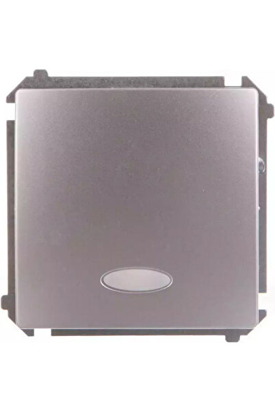 Kontakt-Simon Simon Basic Buton simplu Fără iluminare pictogramă 10AX 250V El...