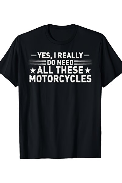 LİNA06 Men's Motorcycle Enthusiast T with Yes I Soft Everyday & Christmas Eve...