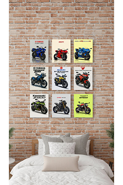 ONYXLAB RACİNG,ENDURO,NAKED MOTOR TABLOLAR,KATALOG TASARIM,MDF TABLOLAR,9LU
