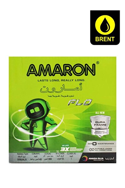 AMARON 45Ah Heavy Duty Long Life Car Vehicle Auto Battery 12V T4-DIN45L Maint...