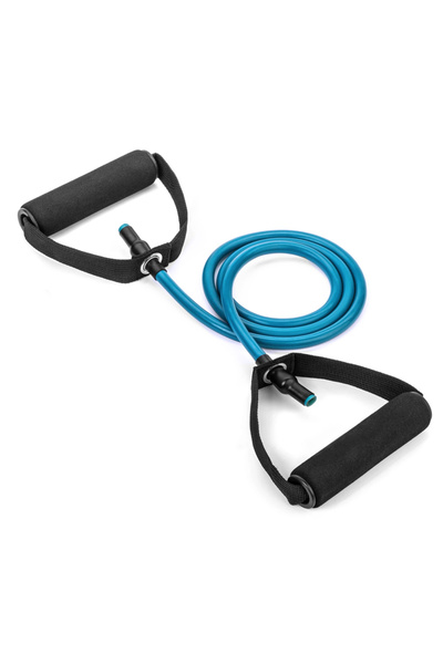 unbranded Λάστιχο γυμναστικής με χερούλια GYM-0005, Φ9, 1.2μ, μπλε