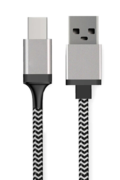 POWERTECH καλώδιο USB σε USB-C CAB-U130, 8mm tip, 25W, 1.5m, μαύρο-γκρι