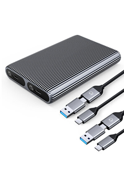 Orico Θήκη για 2x M.2 NVME SSD AM2C3-2N, 10Gbps, χωρίς εργαλεία, γκρι