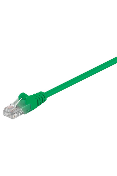 goobay GΟOBAY καλώδιο δικτύου 68378, CAT 5e U/UTP, CCA, PVC, 5m, πράσινο