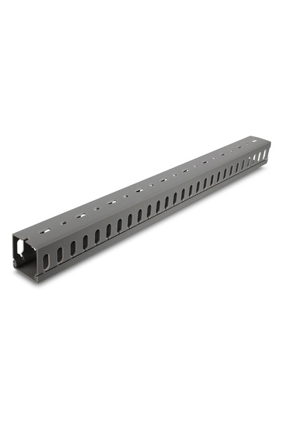 DELOCK cable management 22029, πλαστικό, 40x40mm, 1m, γκρι