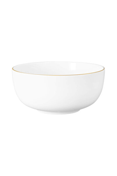 OEM Bol Liberty, 15 cm, alb cu linie aurie, set de boluri