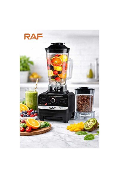 raf Blender profesional 2-în-1, 2400W, vas de 2.5L, 23.000 RPM, 6 lame din oț...