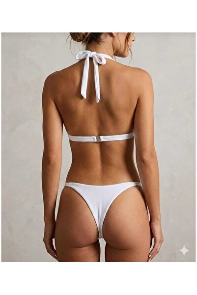Laura Baresse Beyaz Tek Alt String