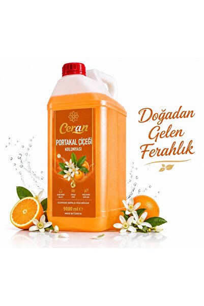CERAN KOLONYA PORTAKAL ÇİÇEĞİ KOLONYASI 5 LİTRE