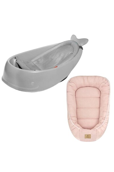 Qmini Set Cadita inteligenta, Skip Hop, Pentru 3 etape de crestere, Gri si co...