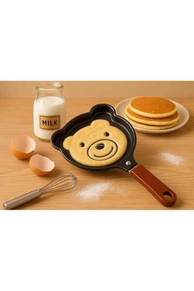 Yıldızan Msa Shop Animal Figured Pancake and Omelette Pan, Fun Kitchen Tool f...