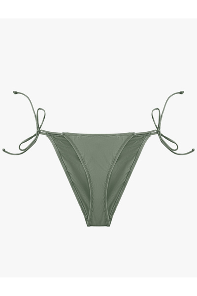 Koton Partea de jos de bikini cu șnur cu legături laterale