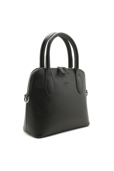 Orez Malibu Women’s Genuine Leather Structured Handbag with Double Top Handle...