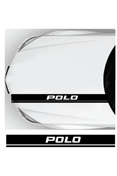 Amo-Stickers Стикер за преден капак VW POLLO Тъмно сив