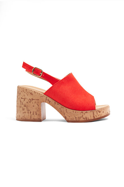 Mamito Ayakkabı Frm 705 Adjustable Buckle Wedge Heeled Sandals