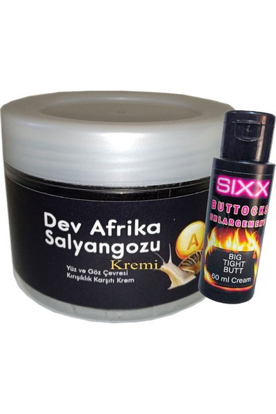 Bezos Giant 100ml cream giant african snail anti-aging + sıxx hip shaping cre...