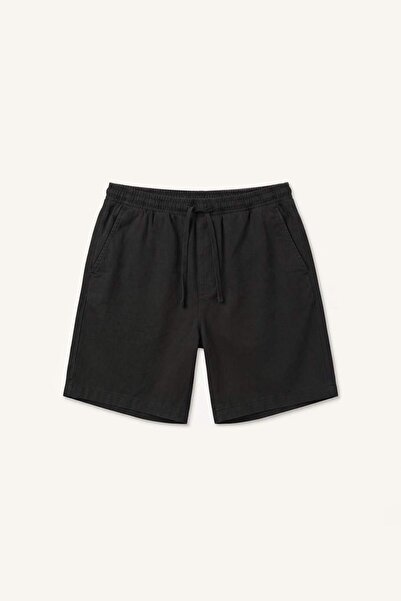 DeFacto 100% Cotton Relax Fit Elastic Lace-Up Waist Bermuda Shorts G8136Ax26Au