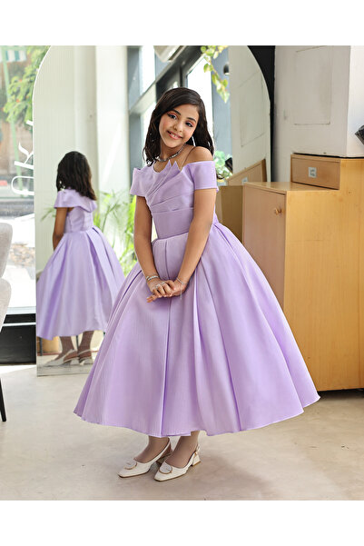 JO FASHION Lavin Dress _ Purple Royal Cut