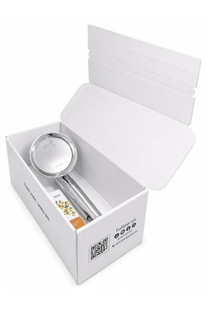 Zenora Chrome - Luxury Shower Head with Modern Silver Finish