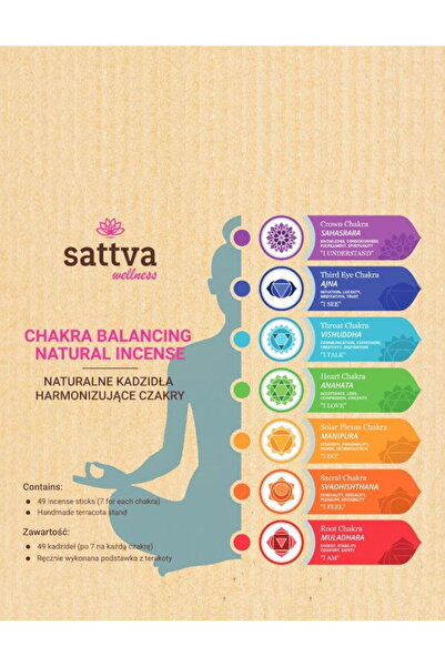 sattva Set Betisoare (7 Chakre) 49buc
