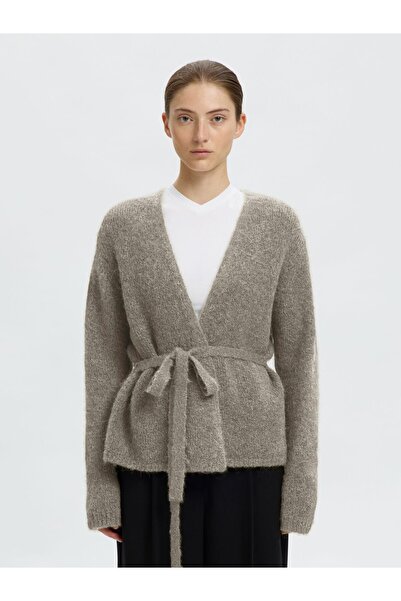 SELECTED Strickjacke Wollmix