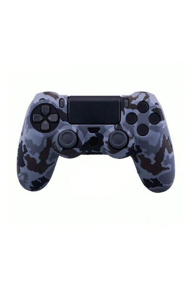 OEM Θήκη Σιλικόνης για Χειριστήριο PS4, Γκρι Καμουφλάζ