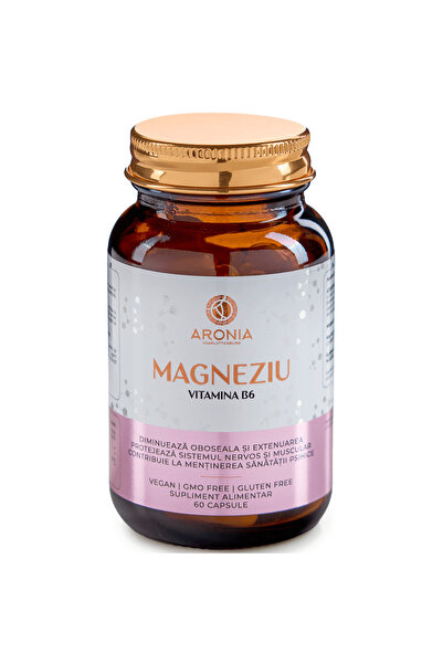 Aronia Charlottenburg Magneziu 375mg cu Vitamina B6 60cps