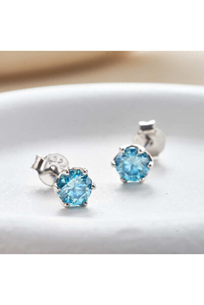choice2 1 caratx2pcs sea blue color 0.5-2.0 carat Sea blue Color Moissanite S...