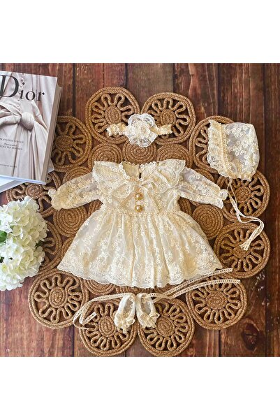 Asrın Tasarım Atölyesi Bebe Collar Dress Set