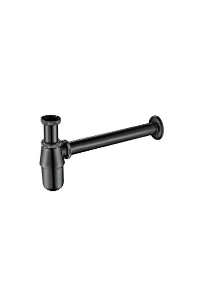 Danube Home Milano Cp Bottle Trap 1 1/4 A-1023 Matt Black | Acrylic Bottle Tr...
