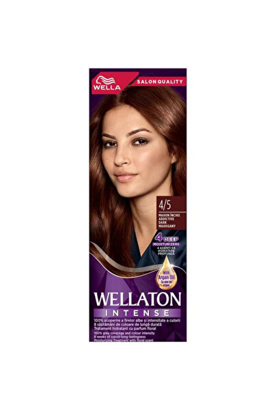 Wellaton Μόνιμη Βαφή Μαλλιών με Έλαιο Αργκάν - Wella Intense, απόχρωση 4/5 Σκ...