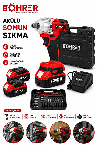 BÖHRER BA011405 2 AKÜLÜ 450NM DARBELİ SOMUN SÖKME MAKİNESİ