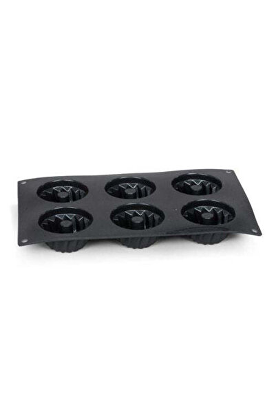 Patisse Forma 6 mini prajituri Bundt, 29 cm, silicon platinum -