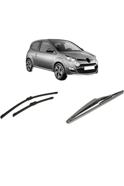 Bosch Set de 3 ștergătoare RENAULT TWINGO II (CN0_) din 2007-2014, pentru par...