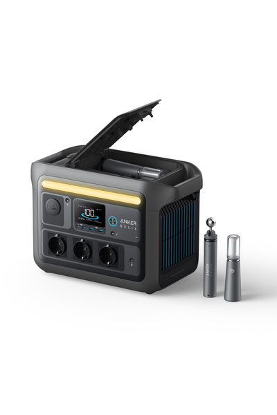 Anker Solix Φορητός σταθμός ενέργειας C800X, 768Wh, LiFeP04, 1200W, 8 θύρες, ...