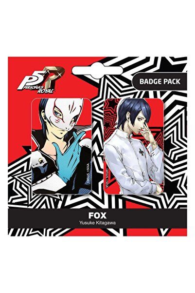 Popbuddies Set Insigne Metalice Persona 5 Royal, POPbuddies, 40x65mm, Multicolor