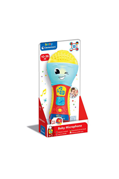CLEMENTONI Microfon vorbitor educativ pentru copii, multicolor, 20x5cm