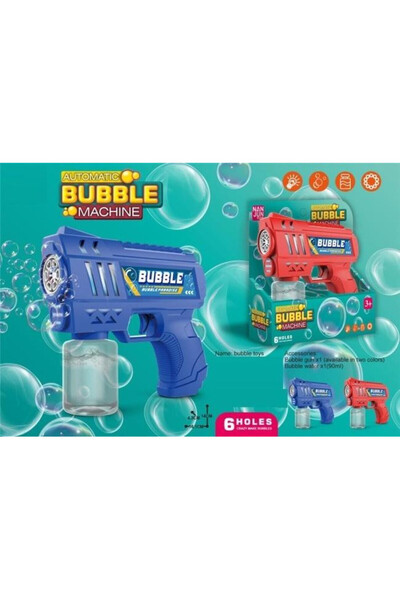 OEM Pistol pentru bule Merkpol, aparat de facut baloane, 6 duze, pe baterii, ...
