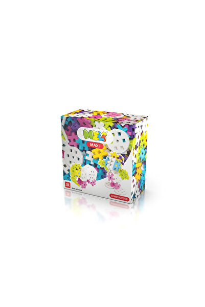 meli Set constructie creativa, Meli, 70 piese, Plastic, Multicolor
